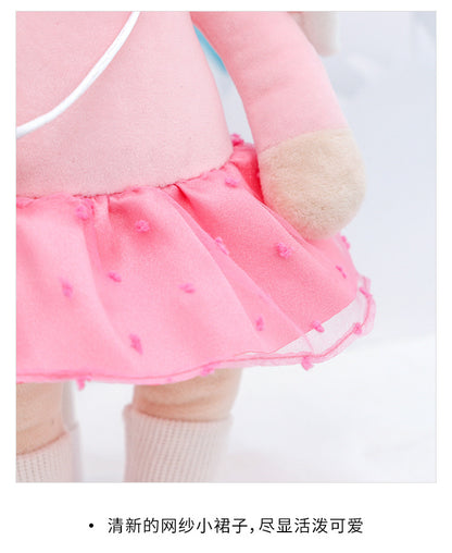 Metoo Forest Animals Plush & Stuffed Dolls Unicorn Angela Doll Rabbit Plush Toy Cute Fox Kids Soft Companion Boneca Decor Toys