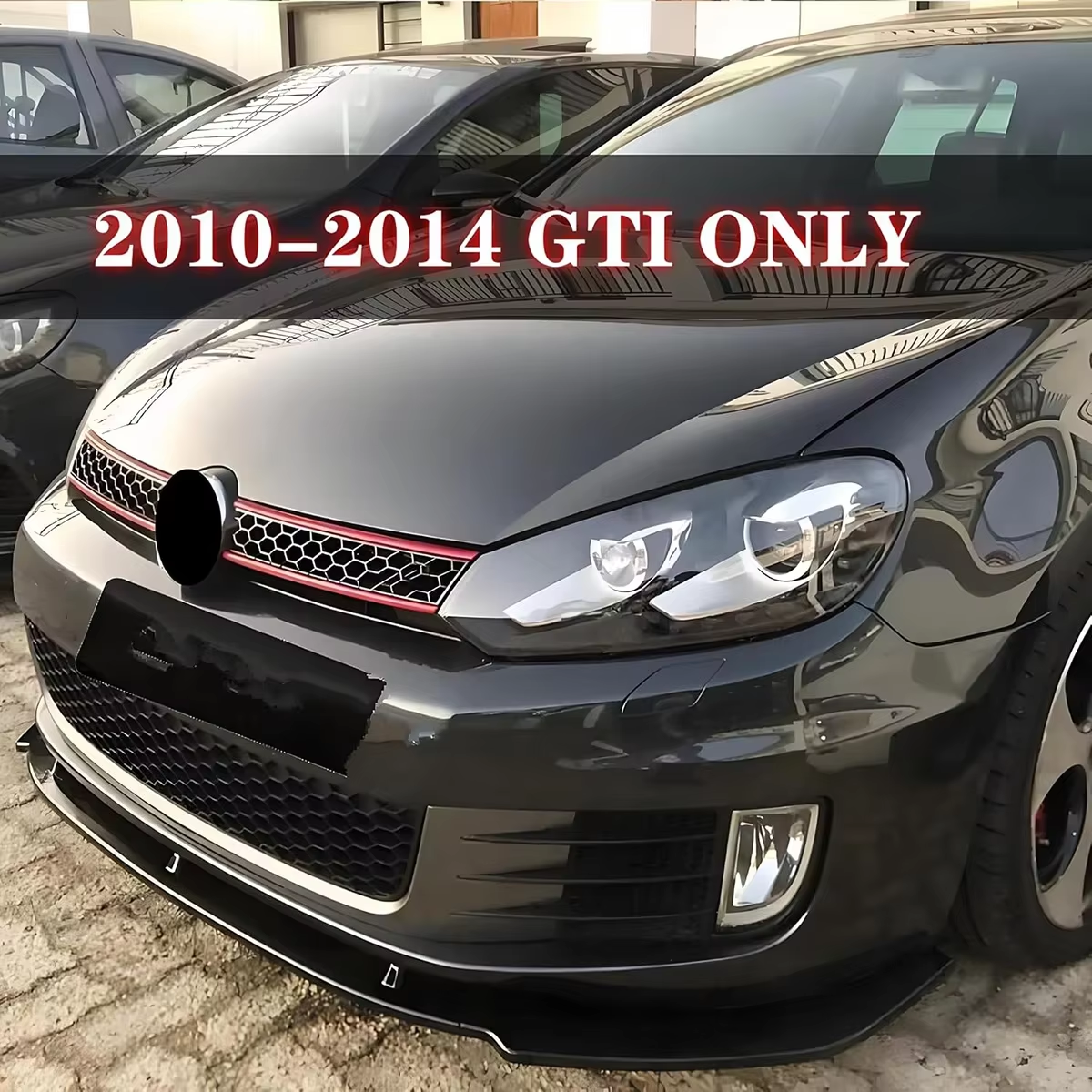 For VW Golf 6 MK6 GTI GTD 2010-2013 Car Front Bumper Splitter Lip Diffuser Body Kits Spoiler Guard Retrofit Accessories New