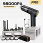 98000PA Mini Wireless Car Vacuum Cleaner Cordless Powerful Car Cleaner Handheld Portable Vacuum Cleaner Cleaning Machine