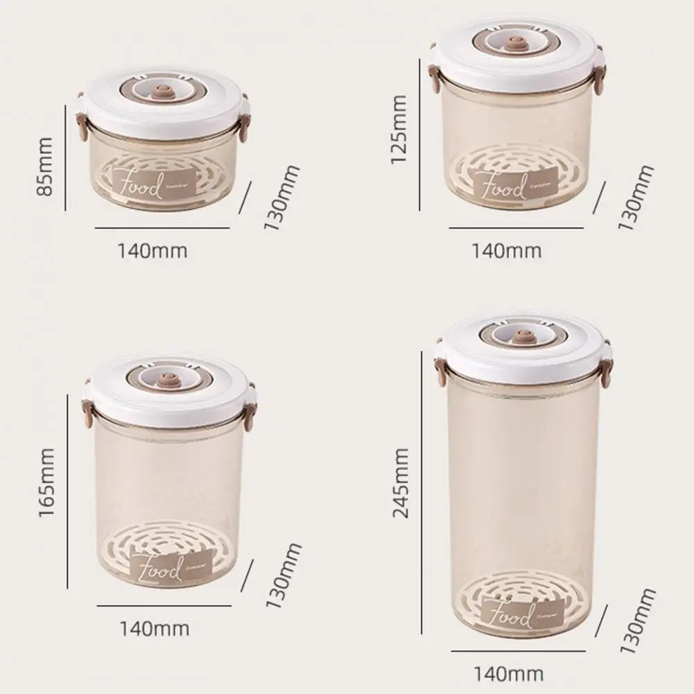 Vacuum Food Storage Container Set with Hand/Electric Pump Sealed Lid and Water Filter Jar Kit Kitchen Fridge Drainage Organiser