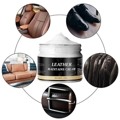 Leather Conditioning Oil Natural Leather Oil Maintain Polish Softener 80G Leather Care Portable Conditioning Oil for Leather