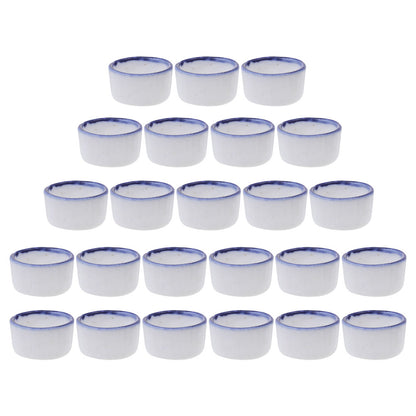 24 Pcs Reptile Water Dish Terrarium Bowl Mini Food Crawler Feeding Sink Lizard Pet Water Bowl Drinking Container Pet Drink Bowls