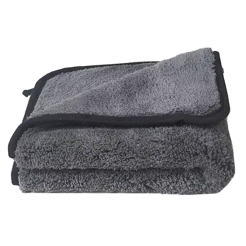 40X40Cm Car Wash Microfiber Towel 1200GSM Super Absorption Car Cleaning Drying Cloth Hemming Towels Detailing Care Rags