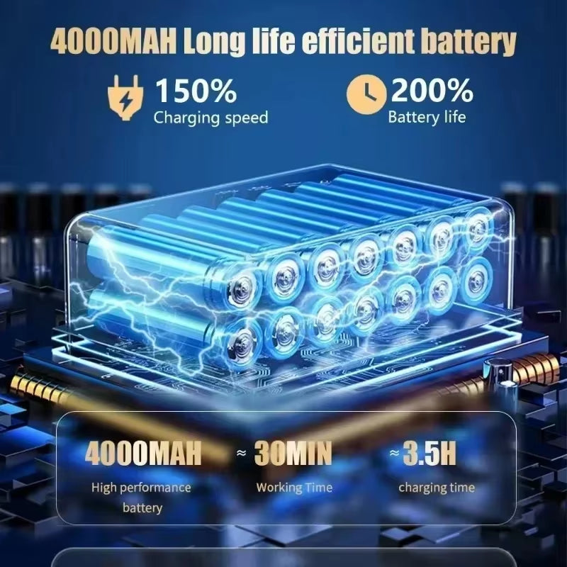 98000PA Mini Wireless Car Vacuum Cleaner Cordless Powerful Car Cleaner Handheld Portable Vacuum Cleaner Cleaning Machine