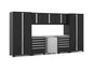 Pro Series 9PC Garage Cabinetry Set · 18-Gauge Steel · Fully-Welded · 156" W X 24" D X 84.75" H