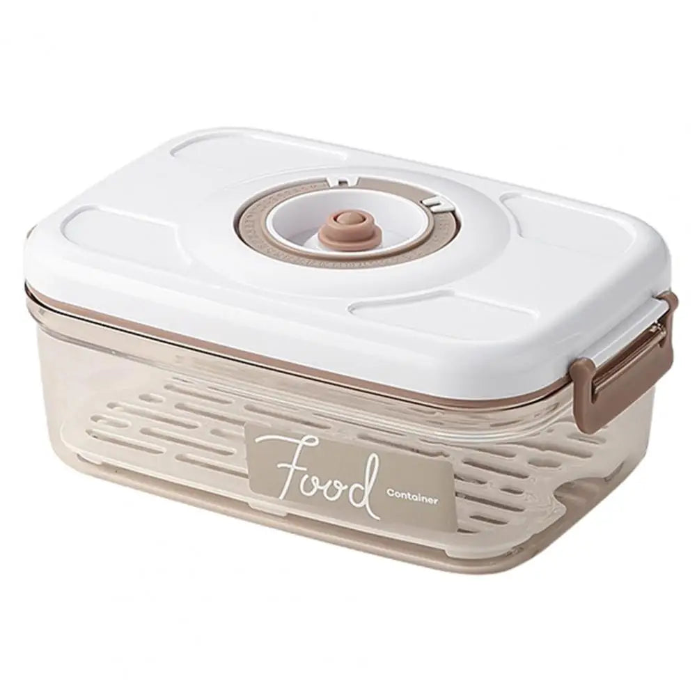 Vacuum Food Storage Container Set with Hand/Electric Pump Sealed Lid and Water Filter Jar Kit Kitchen Fridge Drainage Organiser