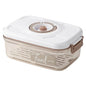 Vacuum Food Storage Container Set with Hand/Electric Pump Sealed Lid and Water Filter Jar Kit Kitchen Fridge Drainage Organiser