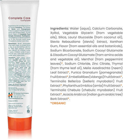 Himalaya BOTANIQUE Complete Care Zahnpasta - Simply Cinnamon - 150g