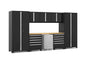 Pro Series 9PC Garage Cabinetry Set · 18-Gauge Steel · Fully-Welded · 156" W X 24" D X 84.75" H