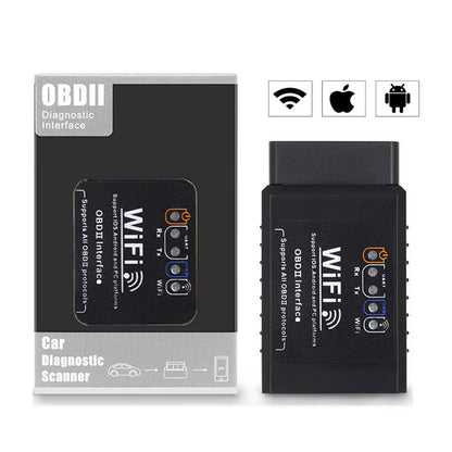 ELM327 WIFI V1.5 Car OBD2 Scanner Check Engine Light Diagnostic Tool Car Fault Detector Suitable for Ios and Android