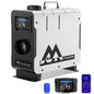 MUDIRO M-5S EVO-H Diesel Air Heater, CO Protection,Custom Alarm & Auto Shutoff, Whisper-Quiet, ±2°F Precision Temp, 5500m Auto-Adaptive Altitude,Smart LCD Bluetooth & Remote, Auto Start/Stop, for Car/Truck/RV/Boat/Tent/Bus/
