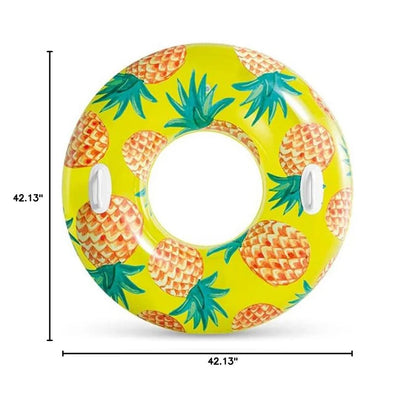 Swimming Float with Fruit Design, 3 Models Available, Sturdy Handles, Non-Toxic and Tear-Resistant Pvc, Ideal for Pool, Beach and Summer, Fun and Safe for Children and Teenagers