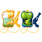 Water Gun with Dinosaur Backpack 1200ml - Outdoor Summer Toy for Children, Large Capacity and Long Range, Ideal for Pool, Beach and Garden - Shipping from Spain