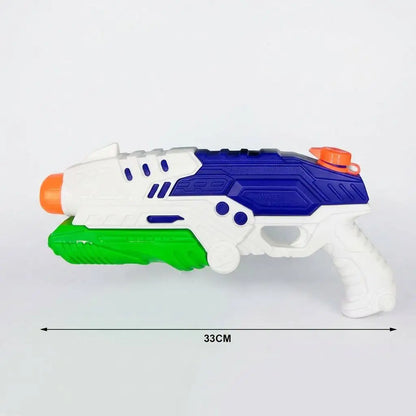 Pack of 2 - 33cm High Pressure Water Gun, Pumping Water Launcher for Children and Adults, Long Range Summer Toy for Beach and Pool, Water Battle Gift