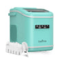 LOEFME Portable Ice Maker 12kg/24h 9 Ice Cubes in 6-13 Min LED Display with Adjustable Ice Size 1.4L Water Tank for Home