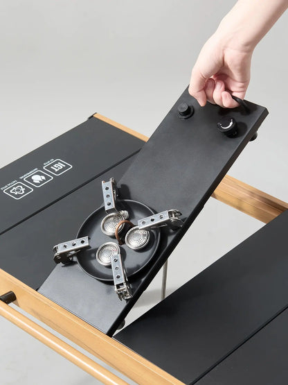 Pandatour Camping IGT Gas Stove 0.5UNT Strong FireBurner One lick Ignite Outdoor Adjustable Equipped  IGT Table Accessories
