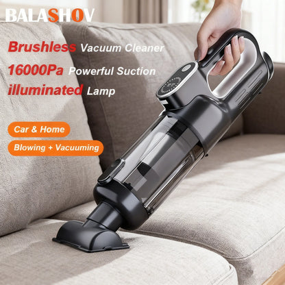 Handheld Wireless Vacuum Cleaner Strong Suction Mini Car and Home 18000Pa LED Screen Display Vacuum Cleaner One-Key Car Home Office Pet