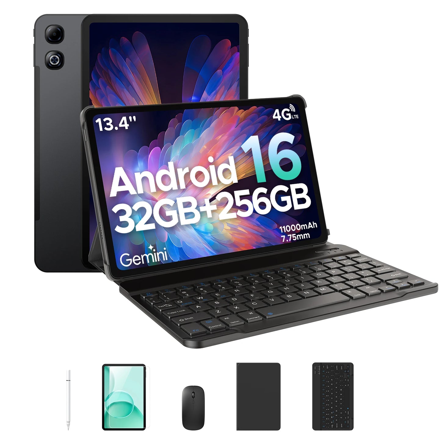 DOOGEE Tab G6 Max Tablet Android 16 32GB+256GGB 13.4'' 90Hz Display 11000mAh Battery 7.7mm Ultra-thin UNISOC T7280 Widevine L1