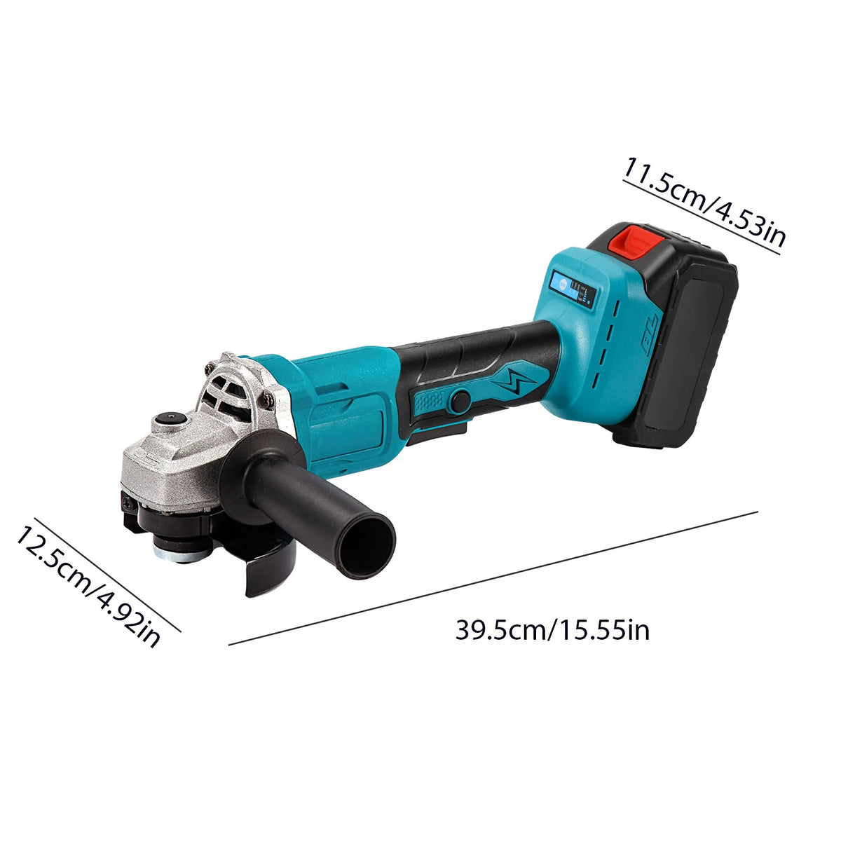 1000W 125MM Brushless Electric Angle Grinder 3 Speeds Grinder Cutting Machine Woodworking Power Tool For Makita 18V Battery
