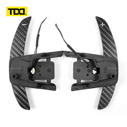 TDD Carbon Fiber Magnetic Paddle Shifters for Volkswagen GTI Golf 7 Golf R MK7/7.5 VW Scirocco Arteon Shift Paddle Extensions