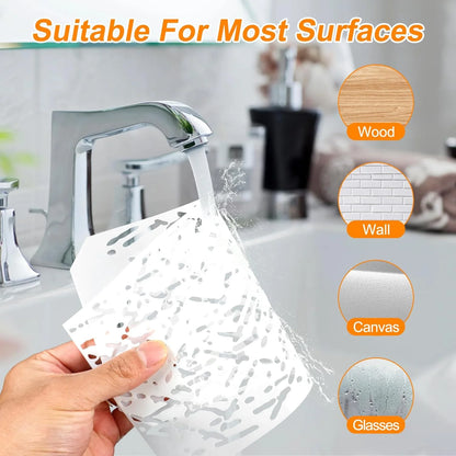 8PCS 9.45×4.72inch Texture Pattern Painting Stencil Set for DIY Craft Wall Wood Fabric Decoration