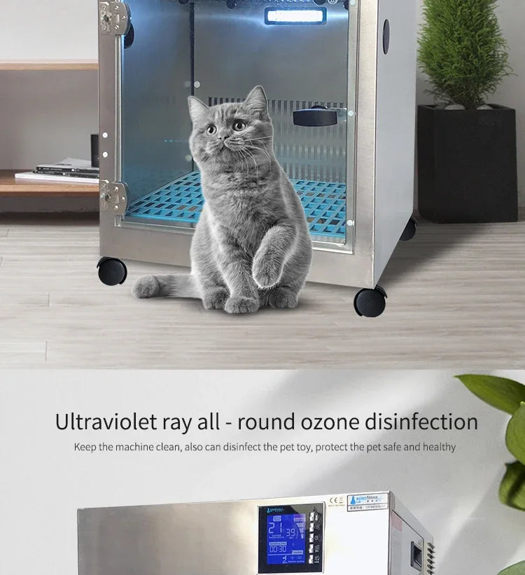 Commercial furniture, pet drying box (suitable for both cats and dogs), pet dryer/high-velocity dryer