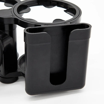 Stroller Cup Holder Phone Support Milk Bottle Drink Cup Holder Conversion 2 Cups For Universal Pram Baby Stroller Accessories