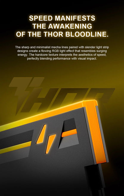 Lexar THOR RGB 2nd DDR5 RAM 6000MHz 16GBx2 CL38 1.35V Micron DRAM Chip Gaming Desktop Memory Overclocking Intel XMP 3.0 AMD EXPO