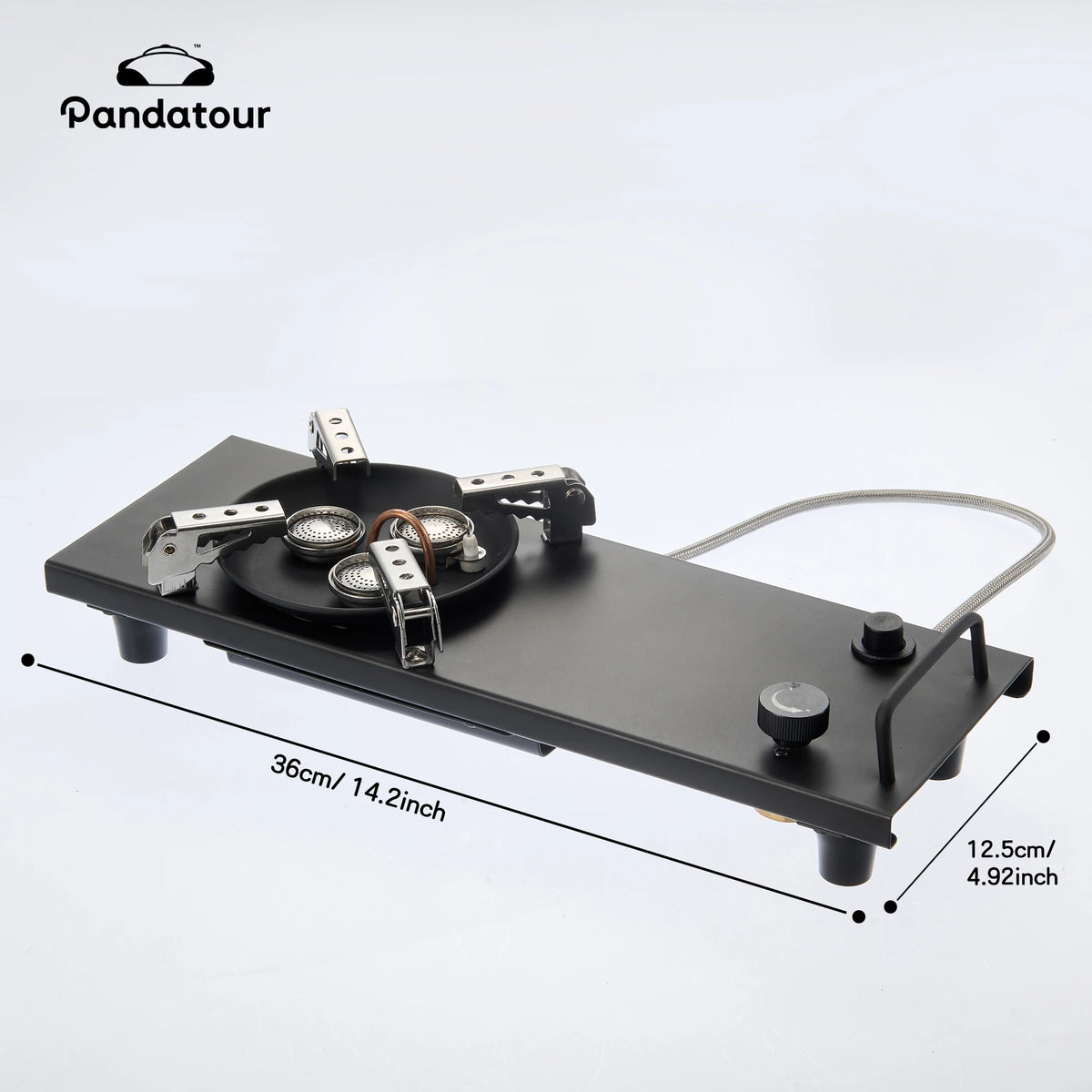 Pandatour Camping IGT Gas Stove 0.5UNT Strong FireBurner One lick Ignite Outdoor Adjustable Equipped  IGT Table Accessories