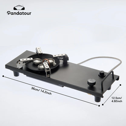 Pandatour Camping IGT Gas Stove 0.5UNT Strong FireBurner One lick Ignite Outdoor Adjustable Equipped  IGT Table Accessories