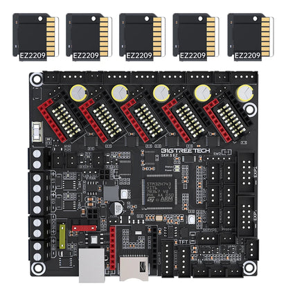 BIGTREETECH BTT SKR 3 EZ 32Bit Motherboard EZ5160 Pro TMC2208 Upgrade SKR2 Control Board For Raspberry Pi Ender3 Ender5 Printer