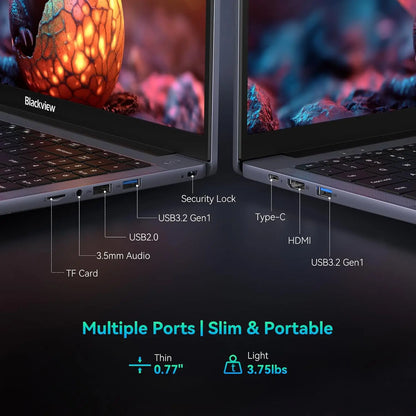Blackview Acebook 6 Laptop, Laptops Computer for Business Student, Quad-Core N150,16GB DDR4 256GB SSD,15.6” FHD IPS TÜV Screen
