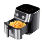 8L Air Fryer, Stainless Steel, 1400W, Oil Fryer, Healthy Cooking, Mechanical Control, 360 °   Heating, 60 Min Timer