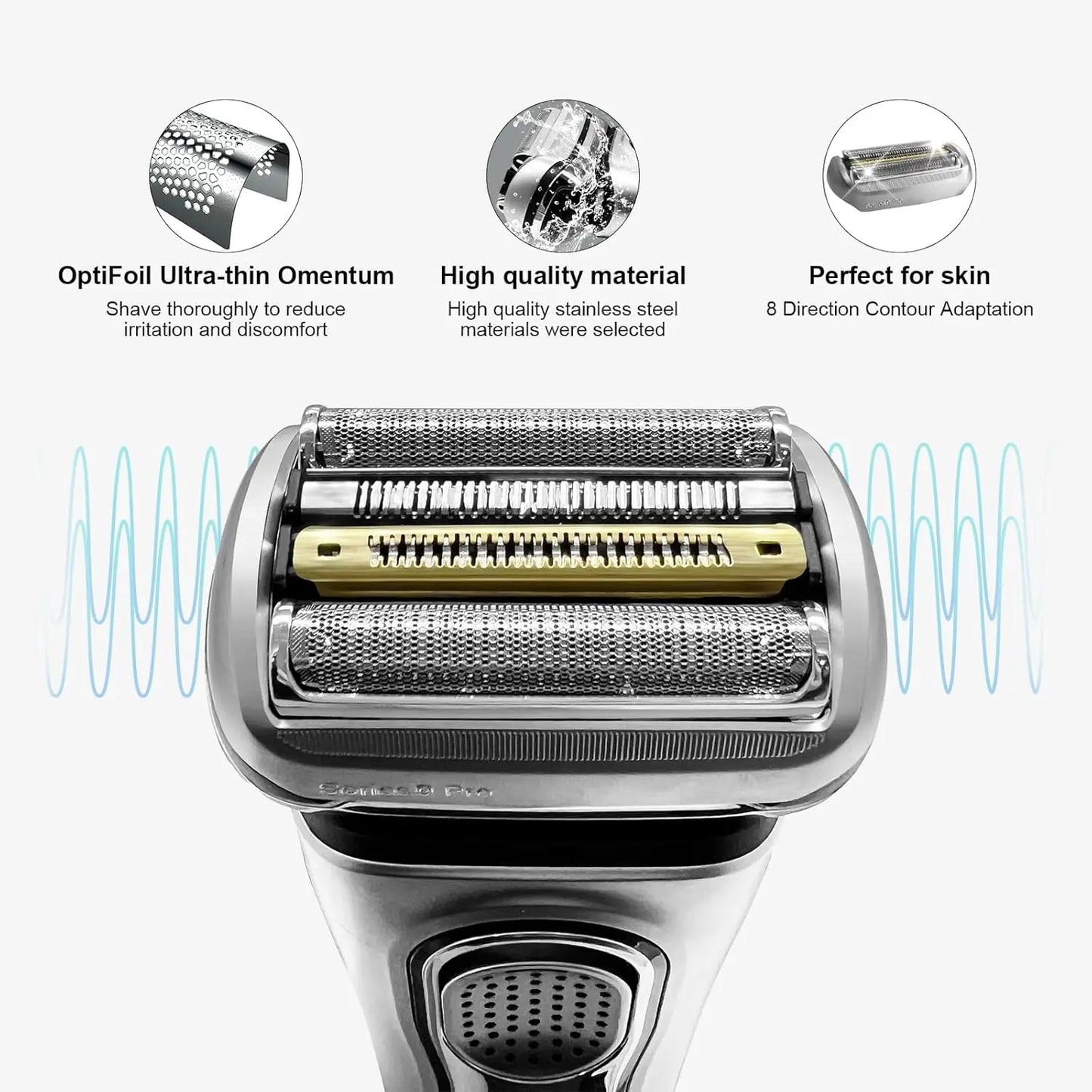 New 94M Shaver Replacement Head Compatible with Braun Series 9 Pro 9290cc 9291cc 9370cc 9376cc 9293s 9260s Electric Razors