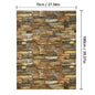 Self Adhesive PVC Waterproof Wallpaper For Home Decoration Peel and Stick 3D Foam Faux Brick Pattern Wall Stickers 70cmx2m