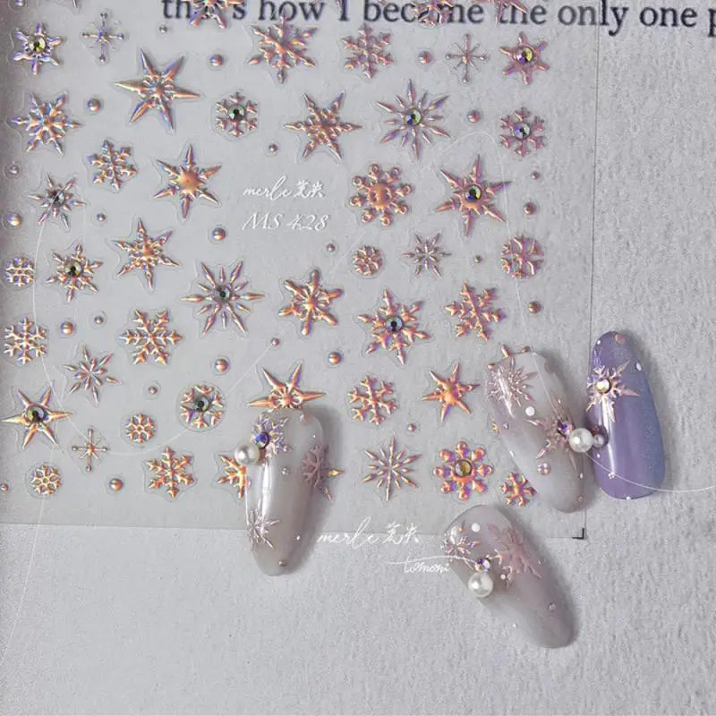1pc Ocean Nail Art Stickers 5D Summer Starfish Seashell Nail Decals Decoration Y2K Embossed Nail Art Supplies Manicure Slider