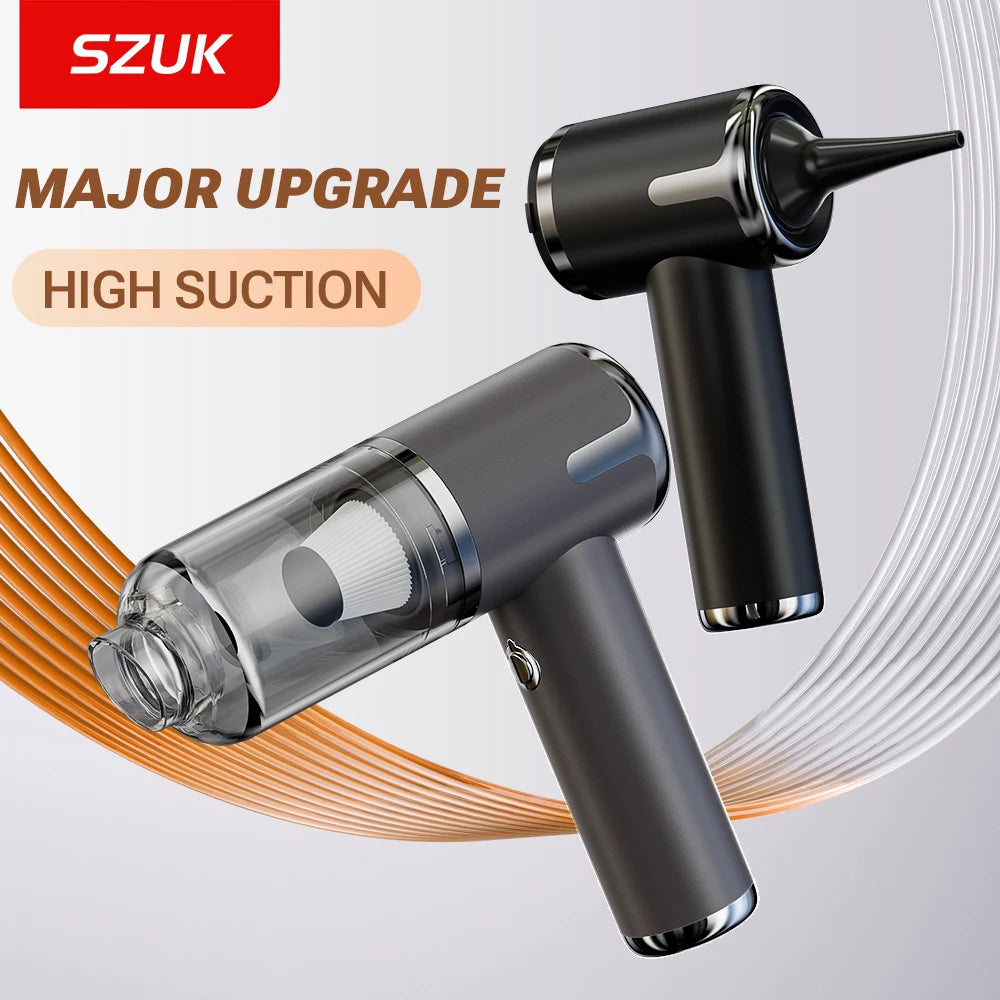SZUK New Mini Car Vacuum Cleaner Cordless Powerful Wireless Car Cleaner HandHeld Portable Vacuum Cleaner Cleaning Machine