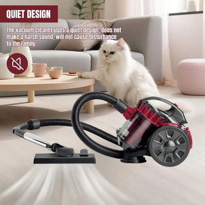 DWiusty 2600W Portable Vacuum Cleaner 1.5L Household Multi-functional Dust Removal Mite Dry and Wet Dual Vacuum Cleaner 220V