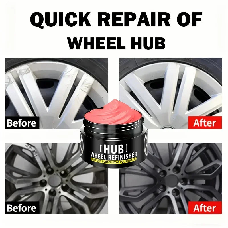 Alloy Wheel Repair Kit for Rim Scratch Removal Oxidation Protection and Shine Restoration