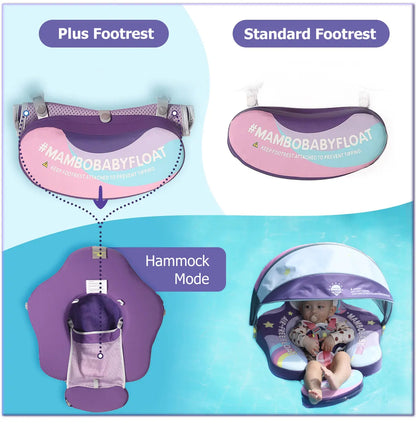 Mambobaby Float Safe Solid Core ST-Unicorn B503-143-W-Z Comfort Always: Skin-friendly Coat Baby Swimming Ring Toddler Pool Float