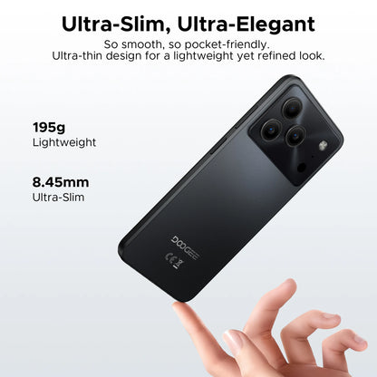Global Version DOOGEE Note 56 Smartphone Android 16 6150mAh Battery 6.56'' Display 24GB RAM + 64GB ROM 8MP Camera Mobile Phone