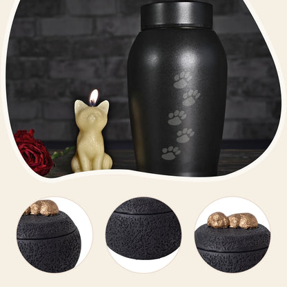 Pet Urn Cremation Memorial Urn Pets Supplies Keeping Precious Memories Urn Box for Burial Final Comforting Resting Place Funeral