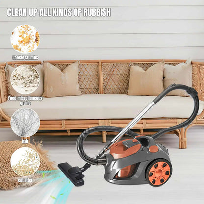 3300W Portable Vacuum Cleaner Powerful Household Multi-functional Dust Removal Mite Vacuum Cleaner for Floors Tile Carpets Hair