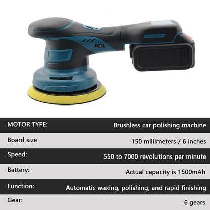 DWiusty 21V Wireless Electric Vehicle Polishing Machine Waxing Polishing Tools Automatic Waxing Machine 6-Speed Glazing Machine