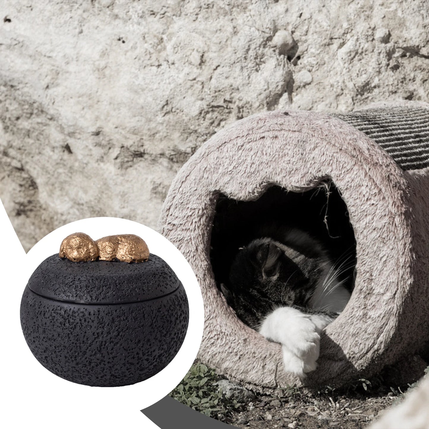 Pet Urn Cremation Memorial Urn Pets Supplies Keeping Precious Memories Urn Box for Burial Final Comforting Resting Place Funeral