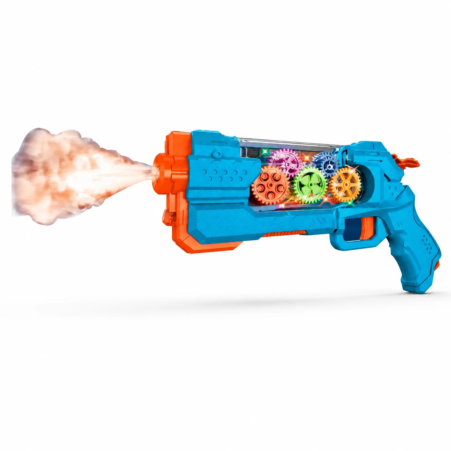 Electric Toy Gun with Spray Effect and LED Lights - Save by Buying More, Automatic Launcher with Gears for Kids, Summer