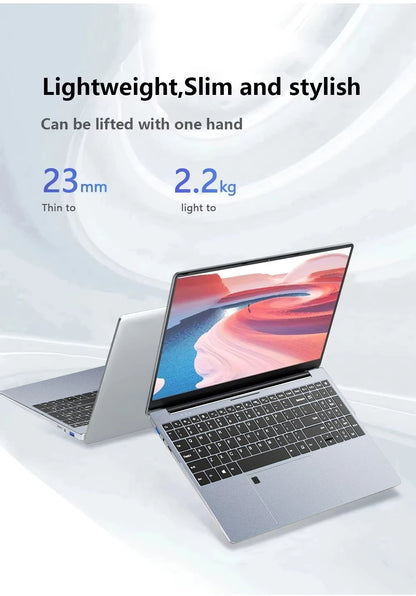 15.6 inch Laptop Computer Intel Core i9-9900 Windows 11 16GB RAM 1TB 2TB SSD Notebook PC Backlight Fingerprint Office Study Gaming Laptops
