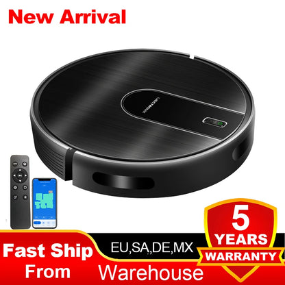 Robot Vacuum Cleaner LIECTROUX N7S-U,Smart Mapping,WiFi App,6KPa,5200MAH ,Brushless Motor,Ideal for Pet Hair