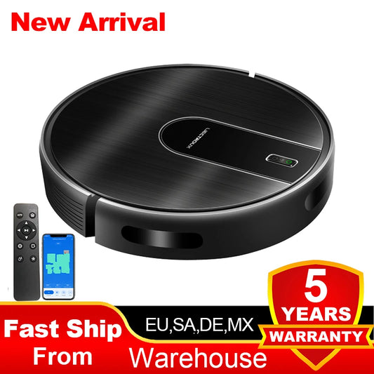 Robot Vacuum Cleaner LIECTROUX N7S-U,Smart Mapping,WiFi App,6KPa,5200MAH ,Brushless Motor,Ideal for Pet Hair