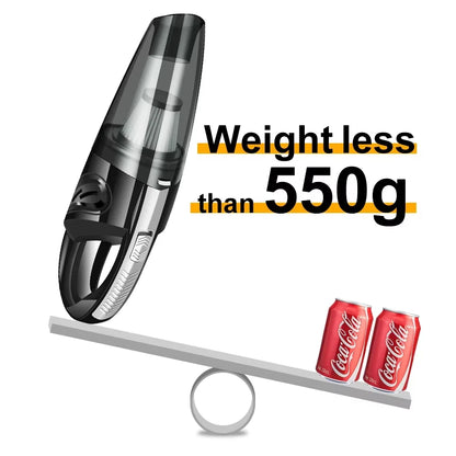 TUERBB VC01 Lightweight & Portable Vacuum Cleaner, Strong Power, USB-C Rechargeable for Car Cleaning Home Pet Hair
